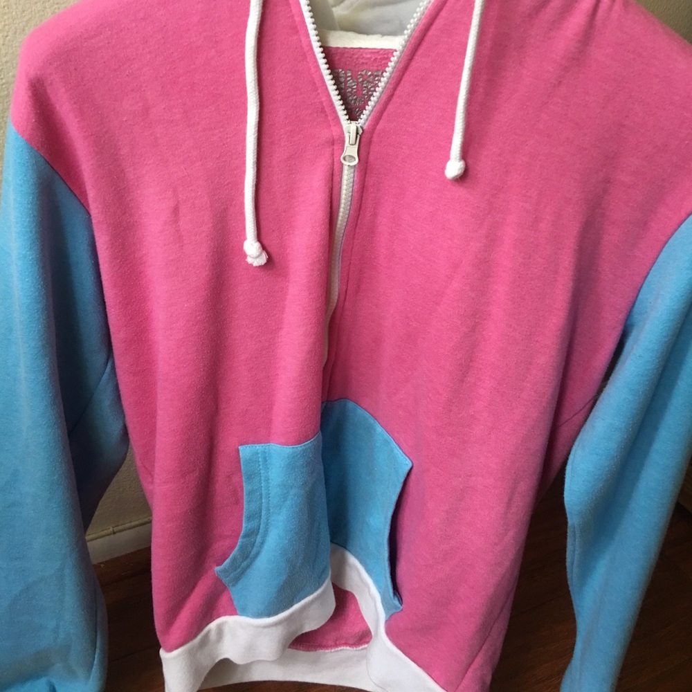 Like new! Official “Color Me Rad 5K” Zip up Hoodie